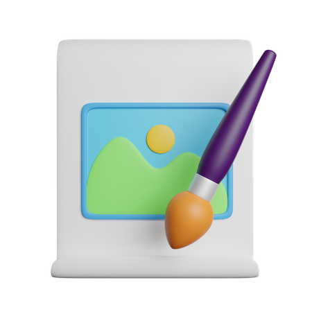 Art  3D Icon