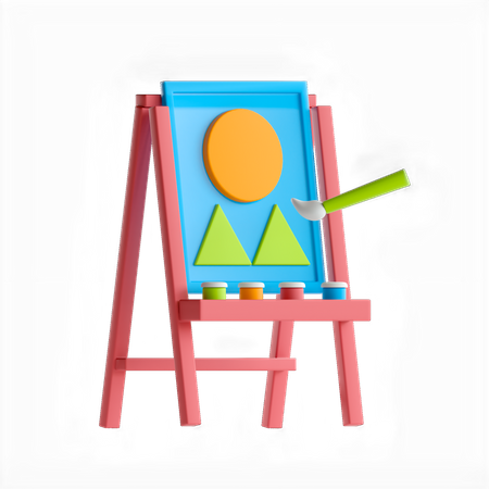 Art Board  3D Icon