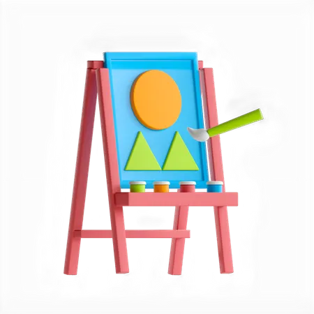 Art Board  3D Icon