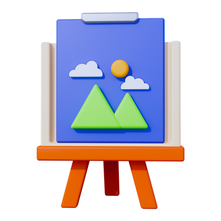 Art Board  3D Icon