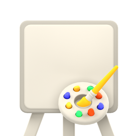 Art Board  3D Icon