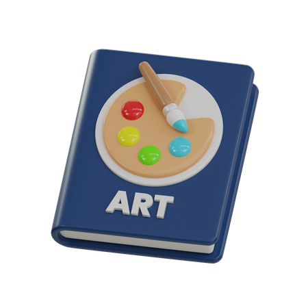 Art Book 3D Icon