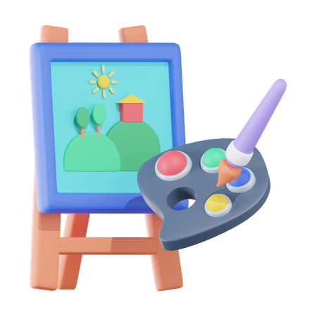 Art Class  3D Icon