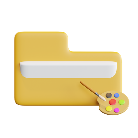 Art Folder  3D Icon