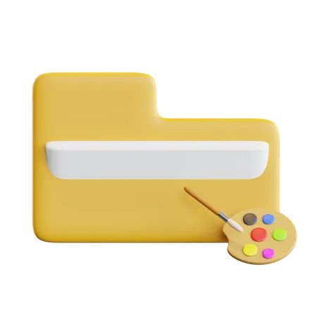 Art Folder  3D Icon