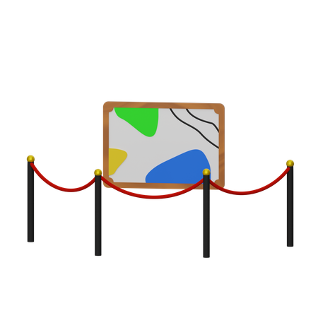 Art Gallery  3D Icon