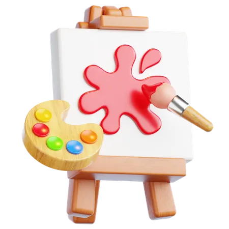 Art & Painting  3D Icon