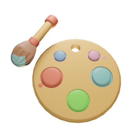 Art Palette  3D Icon