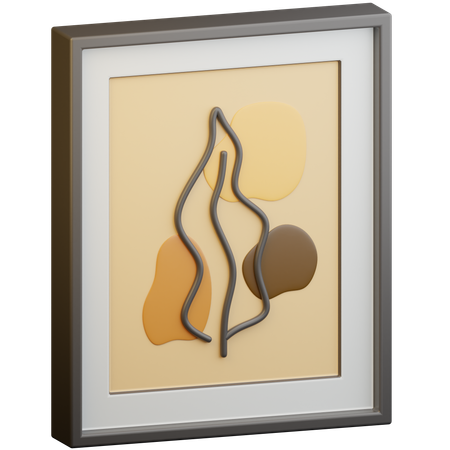 Art Wall Frame  3D Icon