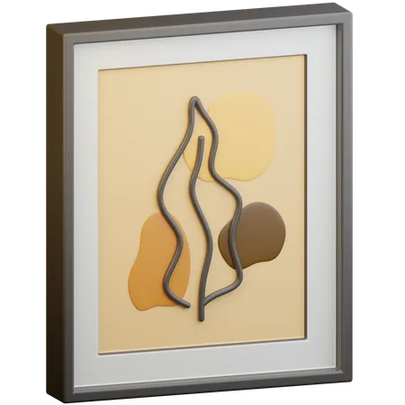 Art Wall Frame  3D Icon