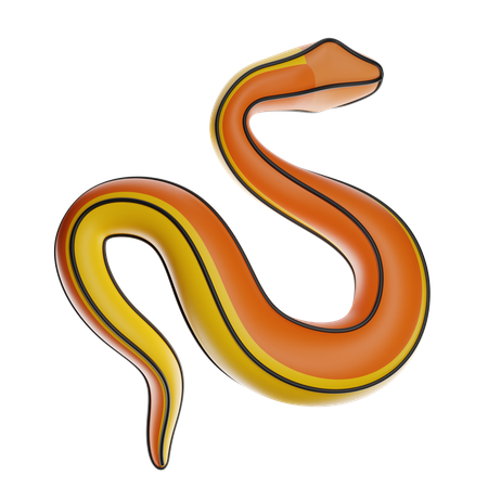 Arte com padrão de cobra  3D Icon