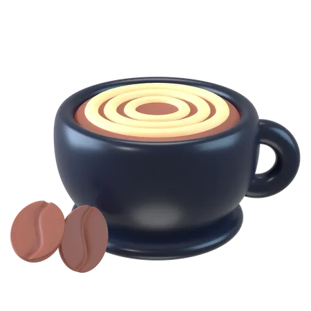 Arte latte  3D Icon