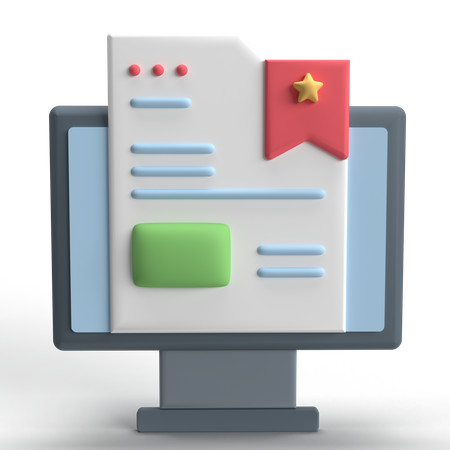 Article 3D Icon