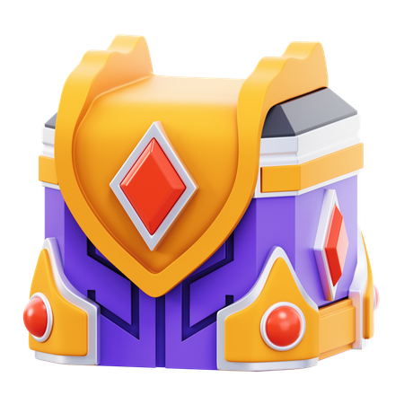Objeto de cofre  3D Icon