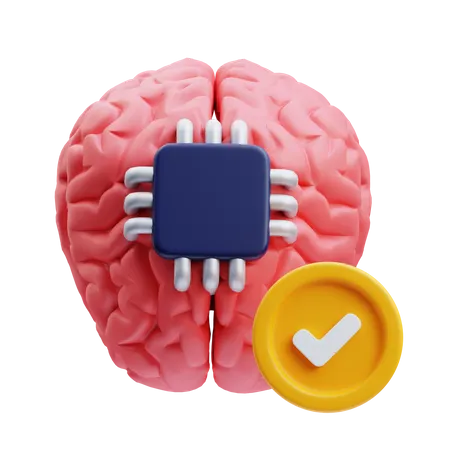 Artificial Brain  3D Icon