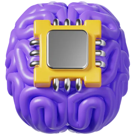 Artificial Brain  3D Icon