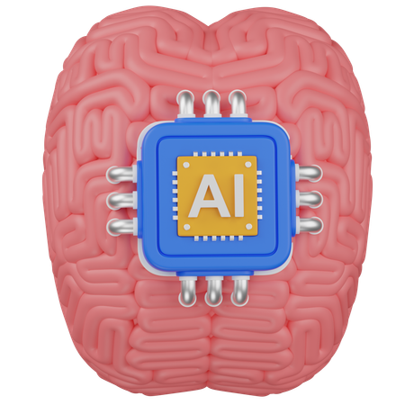Artificial Brain  3D Icon