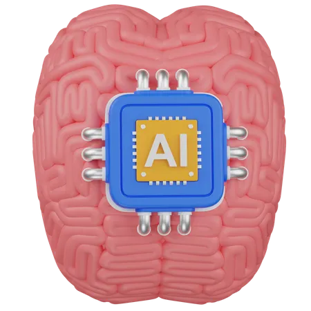 Artificial Brain  3D Icon