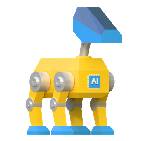 Artificial Dog  3D Icon