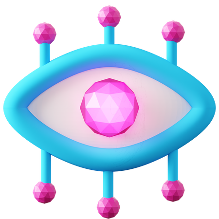 Artificial Eye  3D Icon