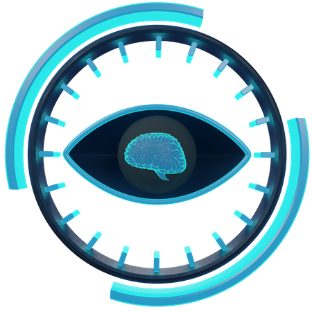 Artificial Eye  3D Icon