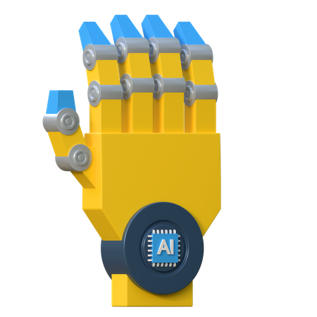 Artificial Hand 3D Icon