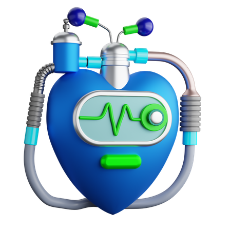 Artificial Heart  3D Icon