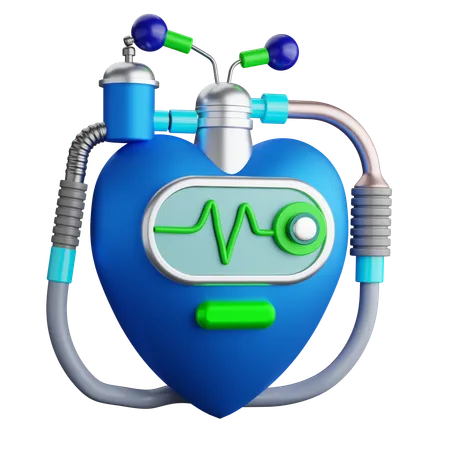 Artificial Heart  3D Icon