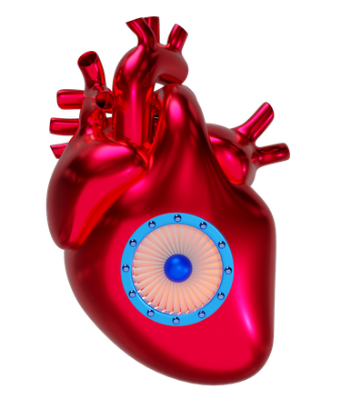 Artificial Heart  3D Icon