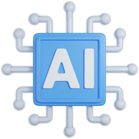 Artificial Intelegent  3D Icon