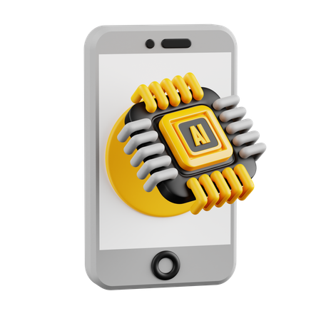 Artificial Intelegent  3D Icon