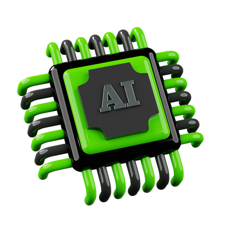 Artificial Intelegent  3D Icon