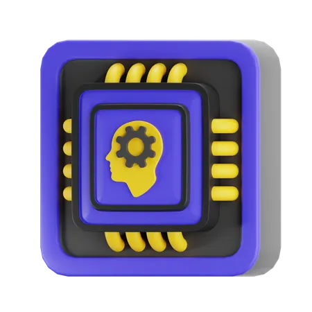Artificial Intelligance  3D Icon
