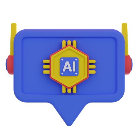 인공지능  3D Icon