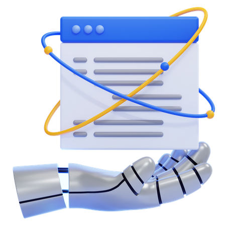 인공지능  3D Icon