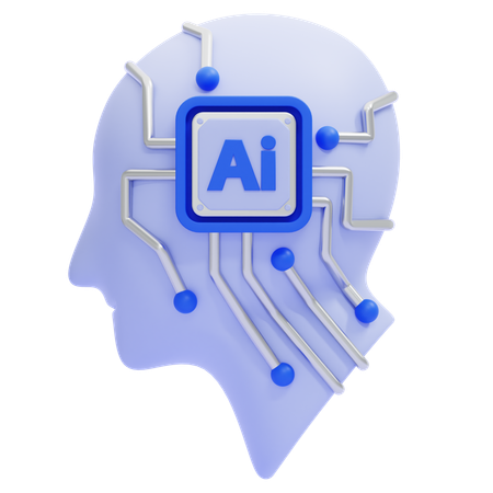 Artificial Intelligence  3D Icon