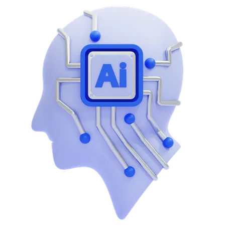 Artificial Intelligence  3D Icon