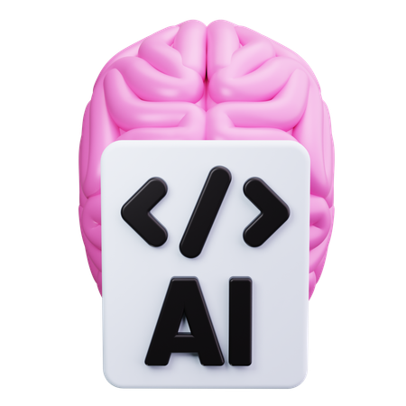 Artificial Intelligence  3D Icon