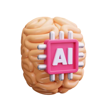 Artificial intelligence  3D Icon