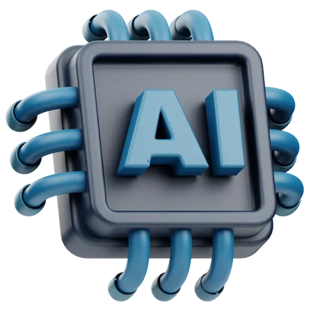 Artificial Intelligence  3D Icon