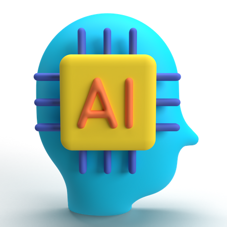 Artificial Intelligence  3D Icon