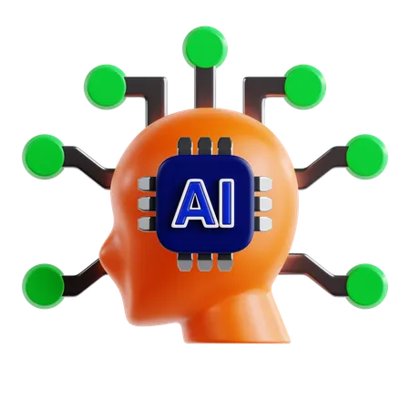 Artificial Intelligence  3D Icon