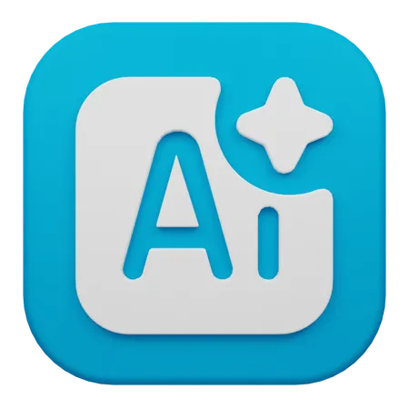 Artificial Intelligence  3D Icon