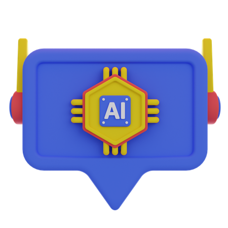 Artificial Intelligence  3D Icon