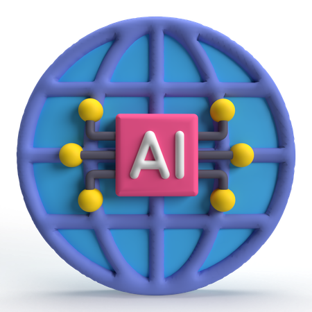 Artificial Intelligence  3D Icon