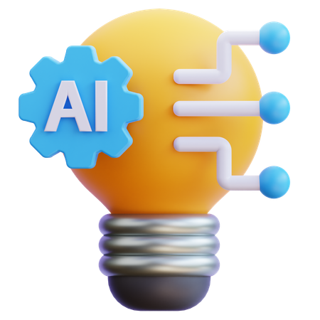 Artificial Intelligence  3D Icon