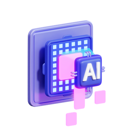 Artificial Intelligence  3D Icon