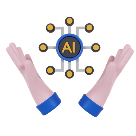 Artificial Intelligence  3D Icon