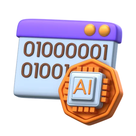 Artificial Intelligence Algorithm 3 D Icon Pack 3D Icon