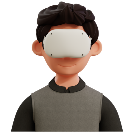 Artificial Intelligence Avatar  3D Icon